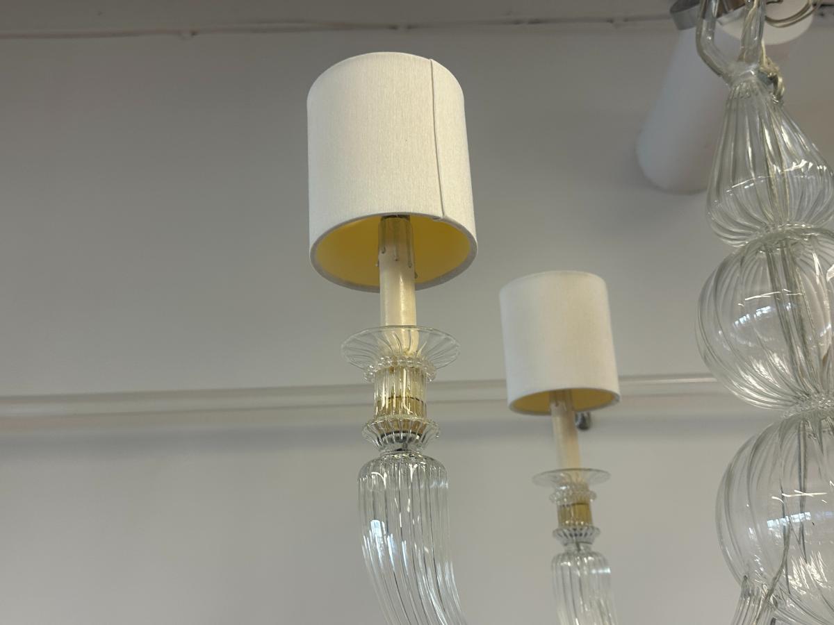 Venetian Style Blown Glass Chandelier