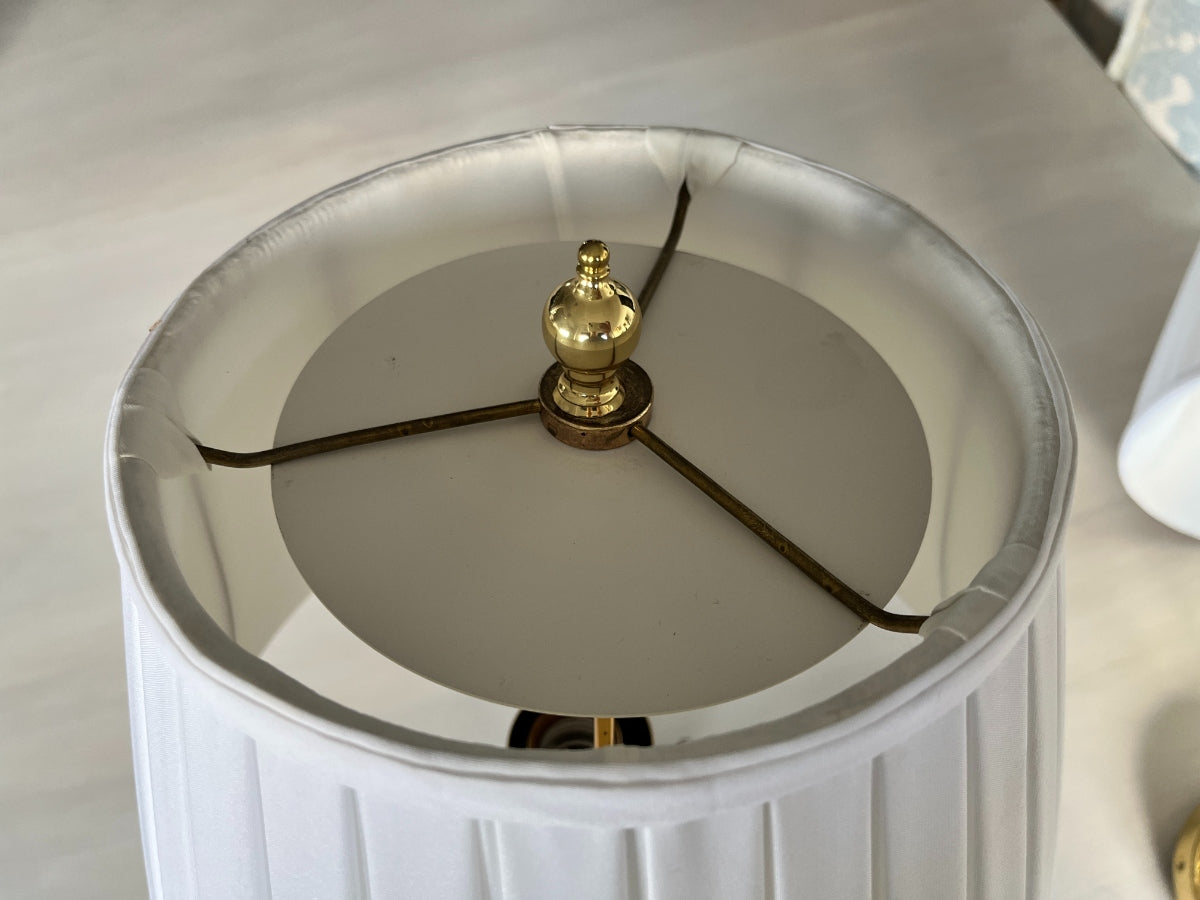 Hinson Swing Arm Lights in Brass with Shades for Metalarte, Pair