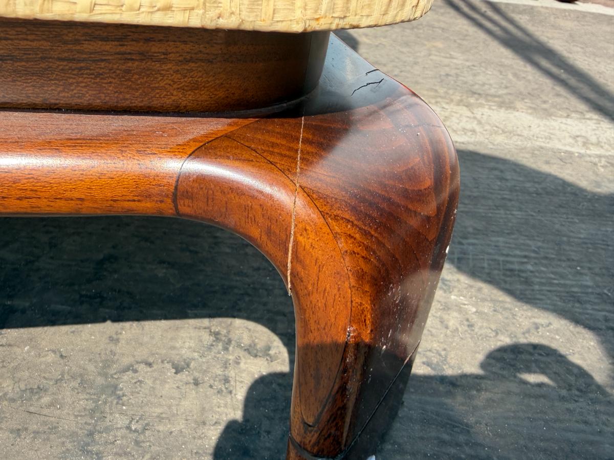 Scala Luxury Raffia & Teak Credenza