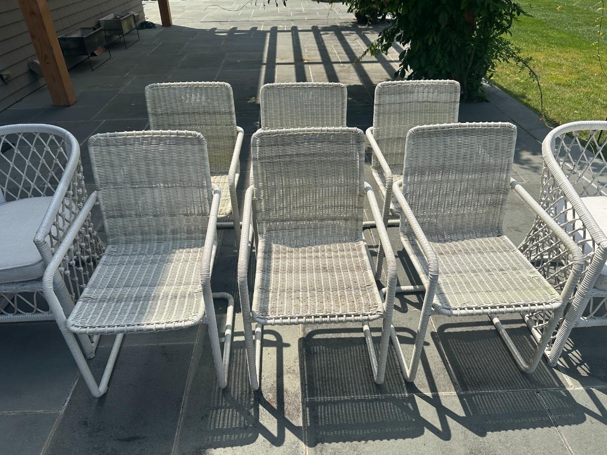 Serena & Lily Catalina and Capistrano Dining Chairs, Set of 8