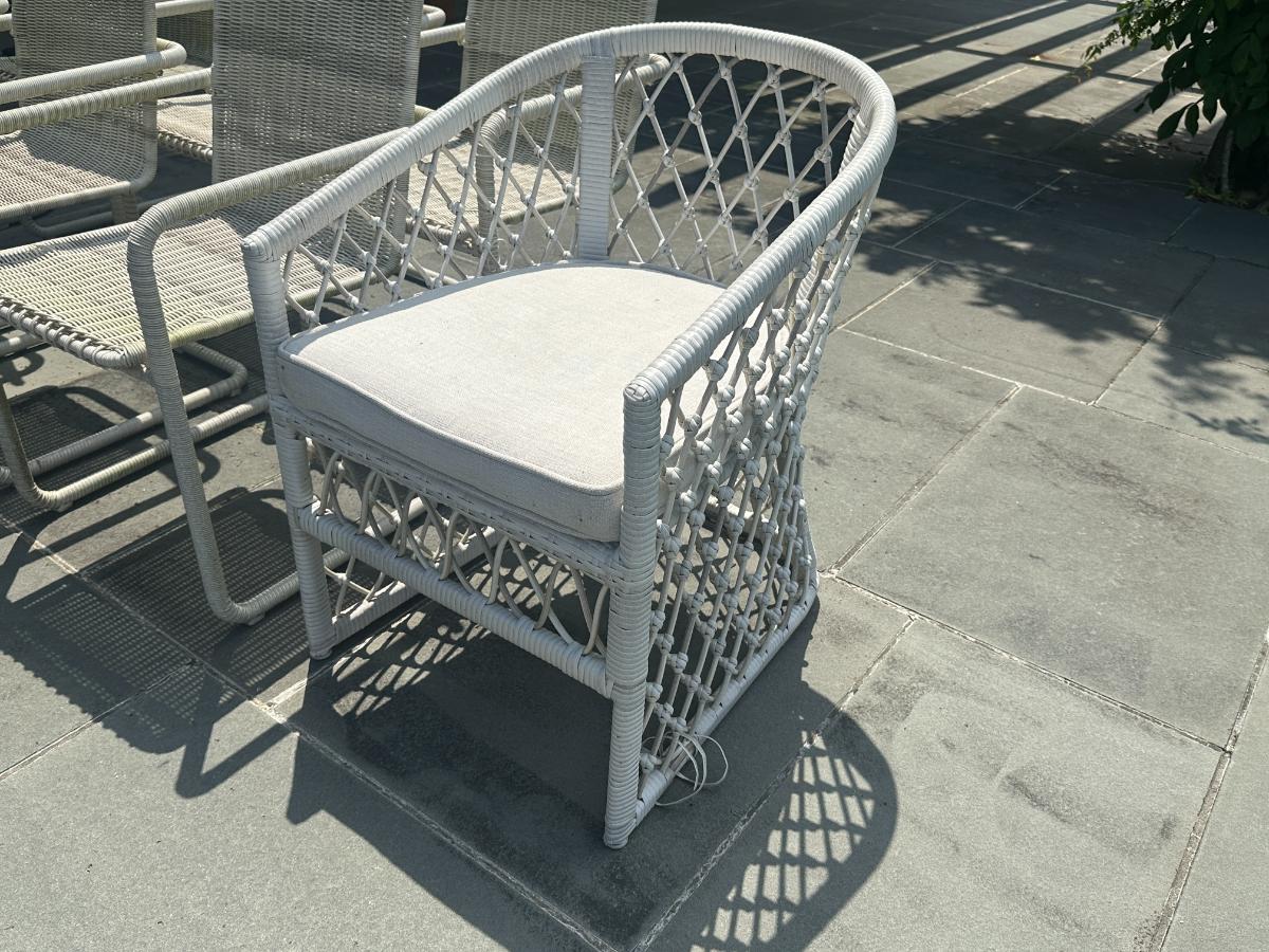 Serena & Lily Catalina and Capistrano Dining Chairs, Set of 8