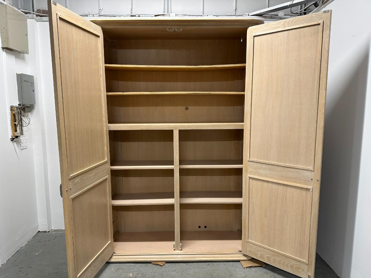 Steve Chase Bleached Oak Armoire