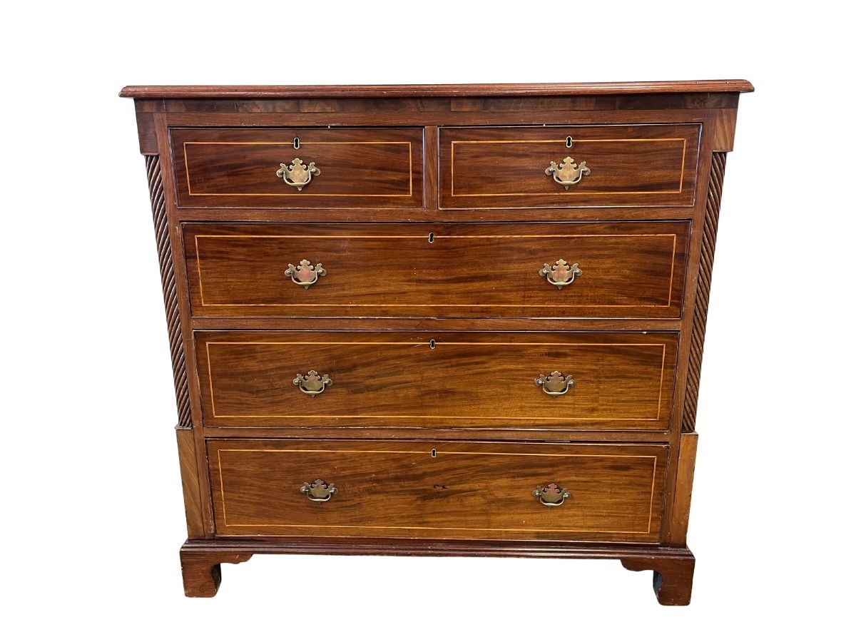 Antique Georgian Style Mahogany Chest