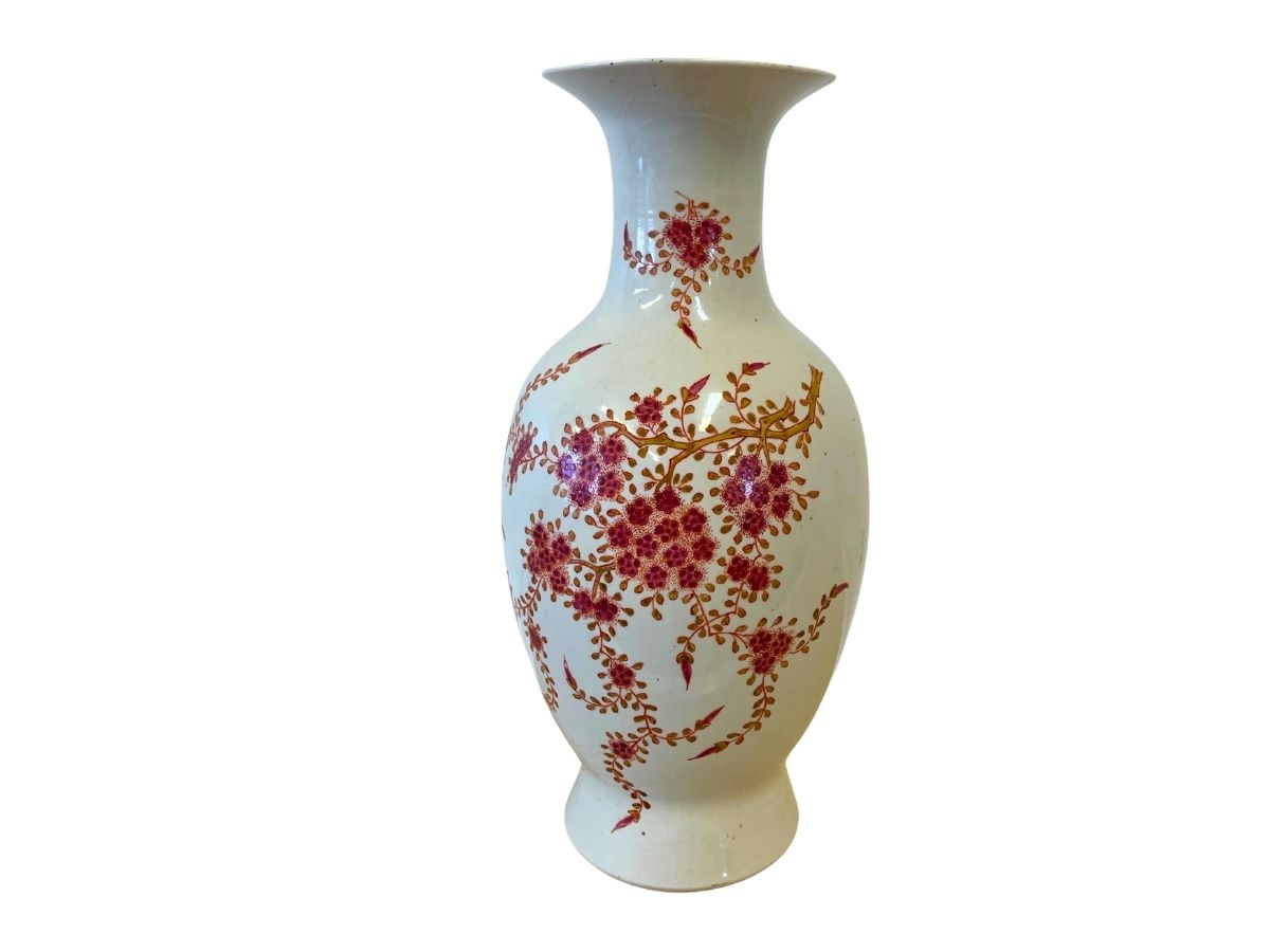 Vintage Asian Baluster Vase