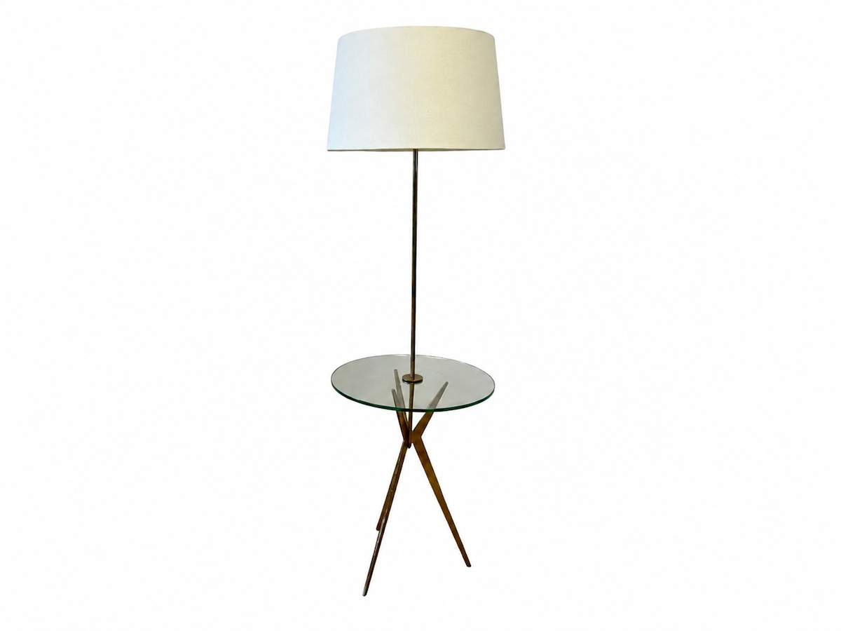 Vaughan Ellington Brass Floor Lamp