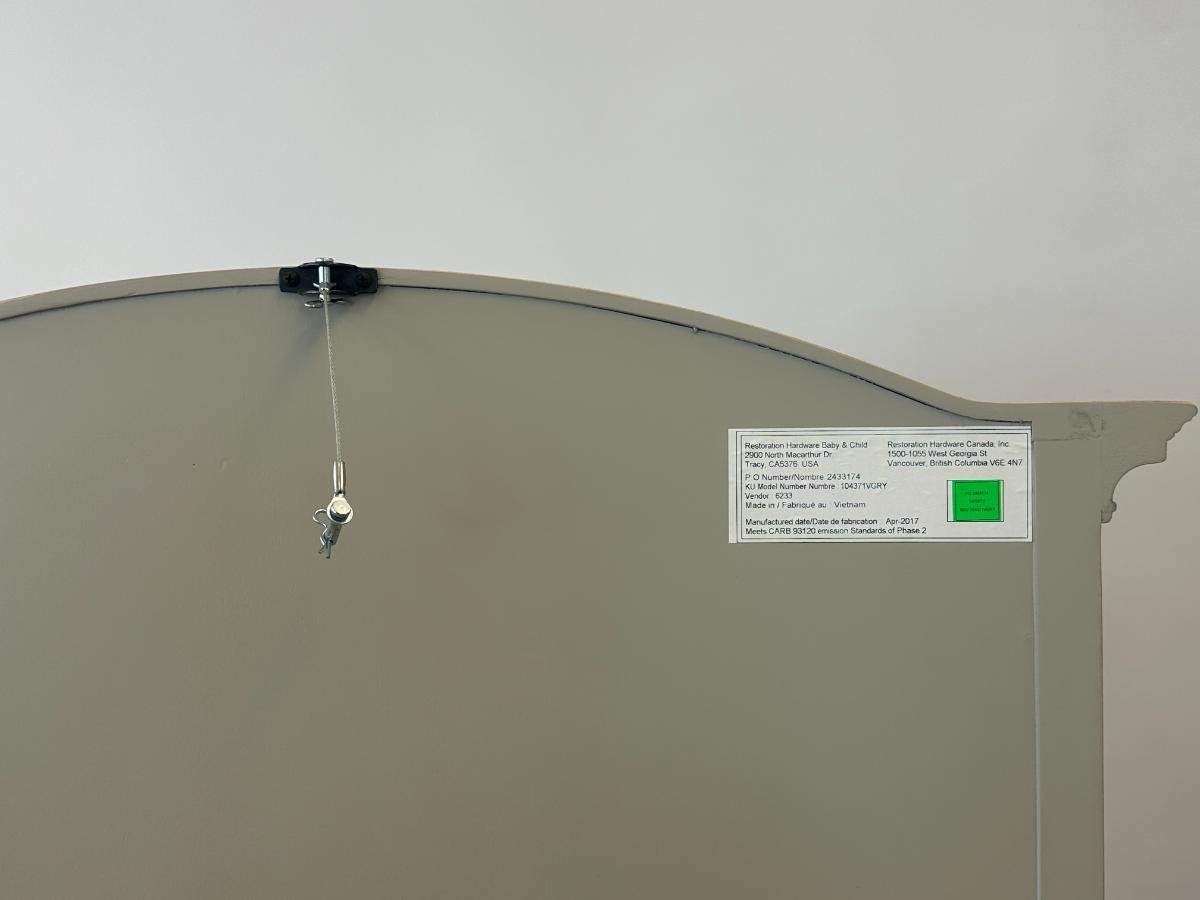 RH Baby & Child Bellina Bookcase in Vintage Grey