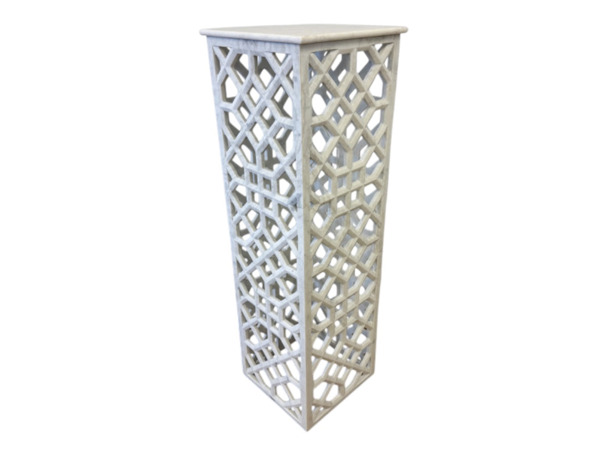 Global Views Marble Fret Pedestal, 2 of 2