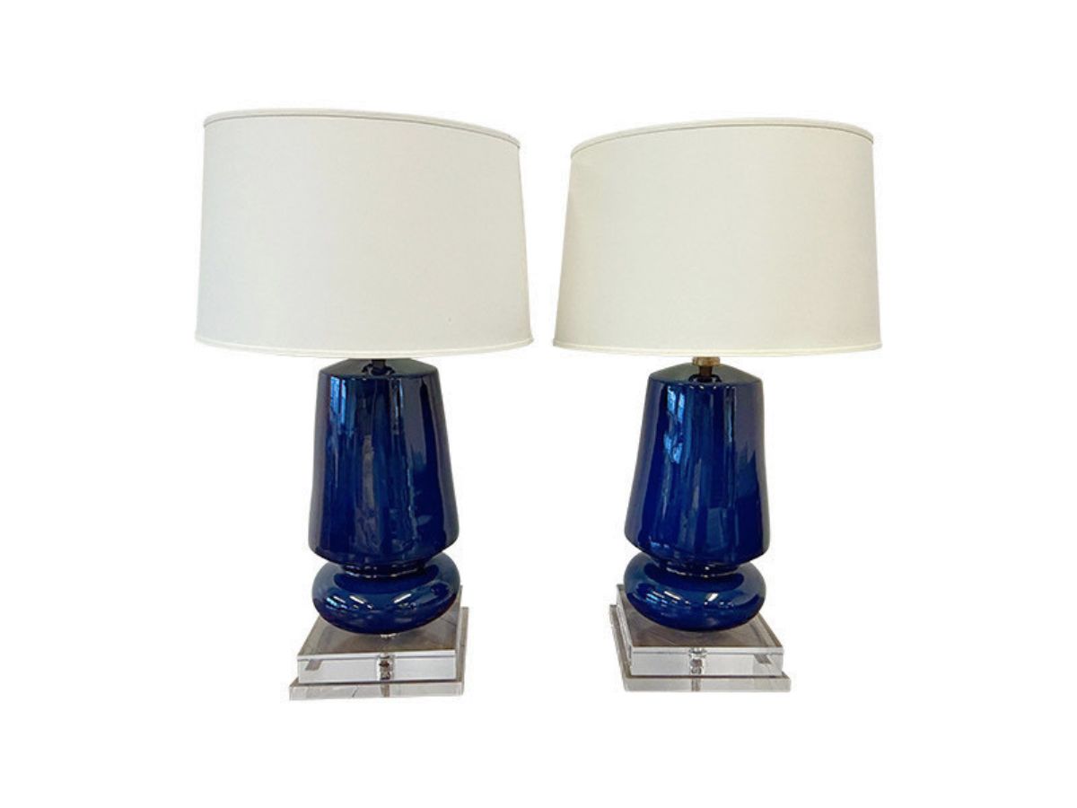 Visual Comfort Signature Parisienne Table Lamps, Pair