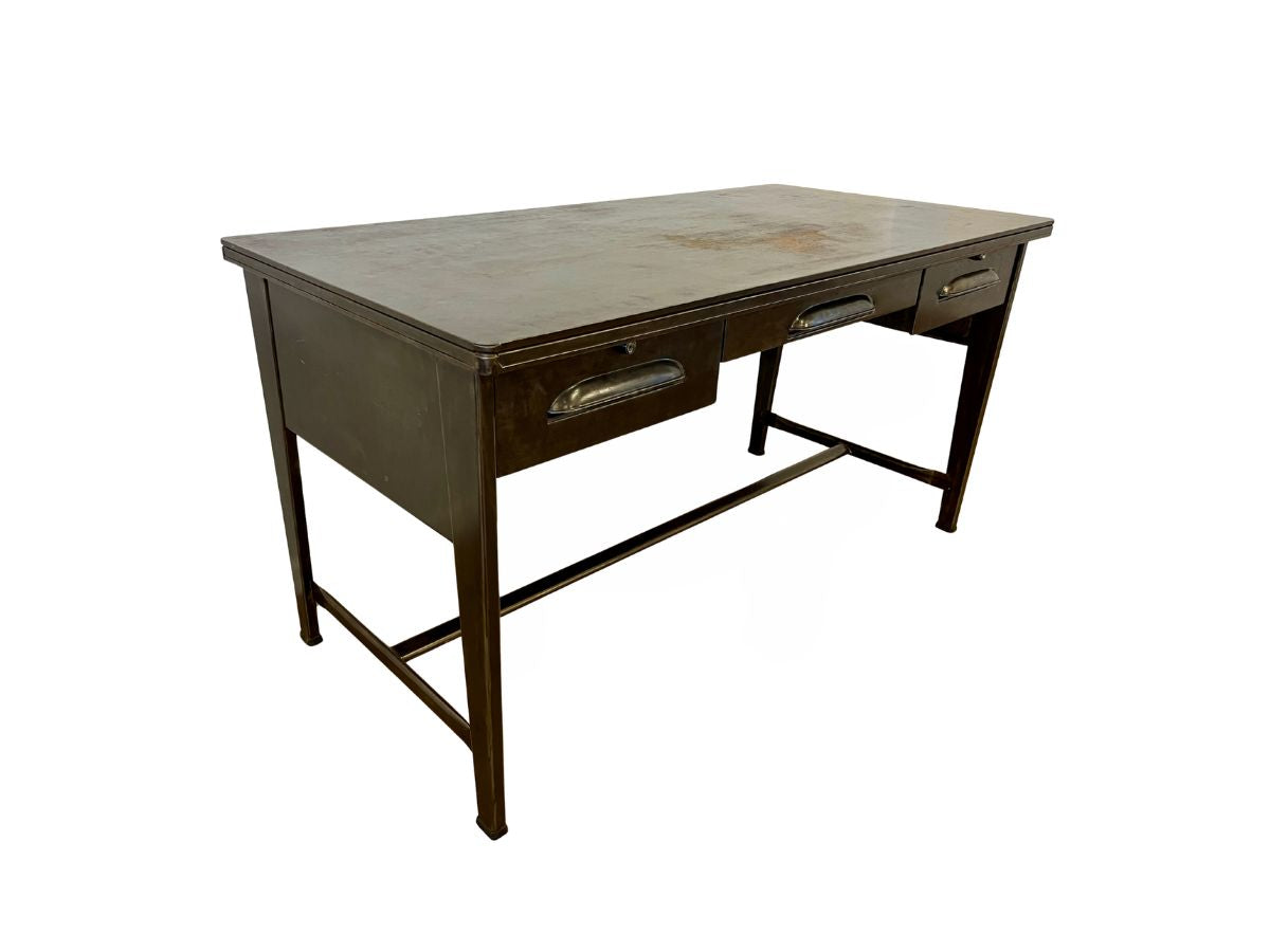 Vintage Industrial Style Metal Desk