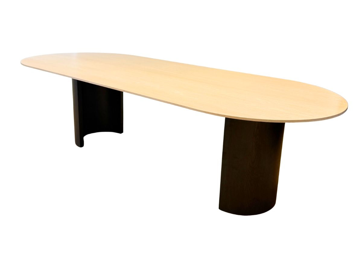 “Cecil” Racetrack Dining Table designed by Bradley USA