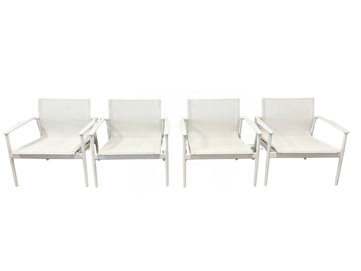 Gloster 180 Stacking Lounge Chairs, Set of 4