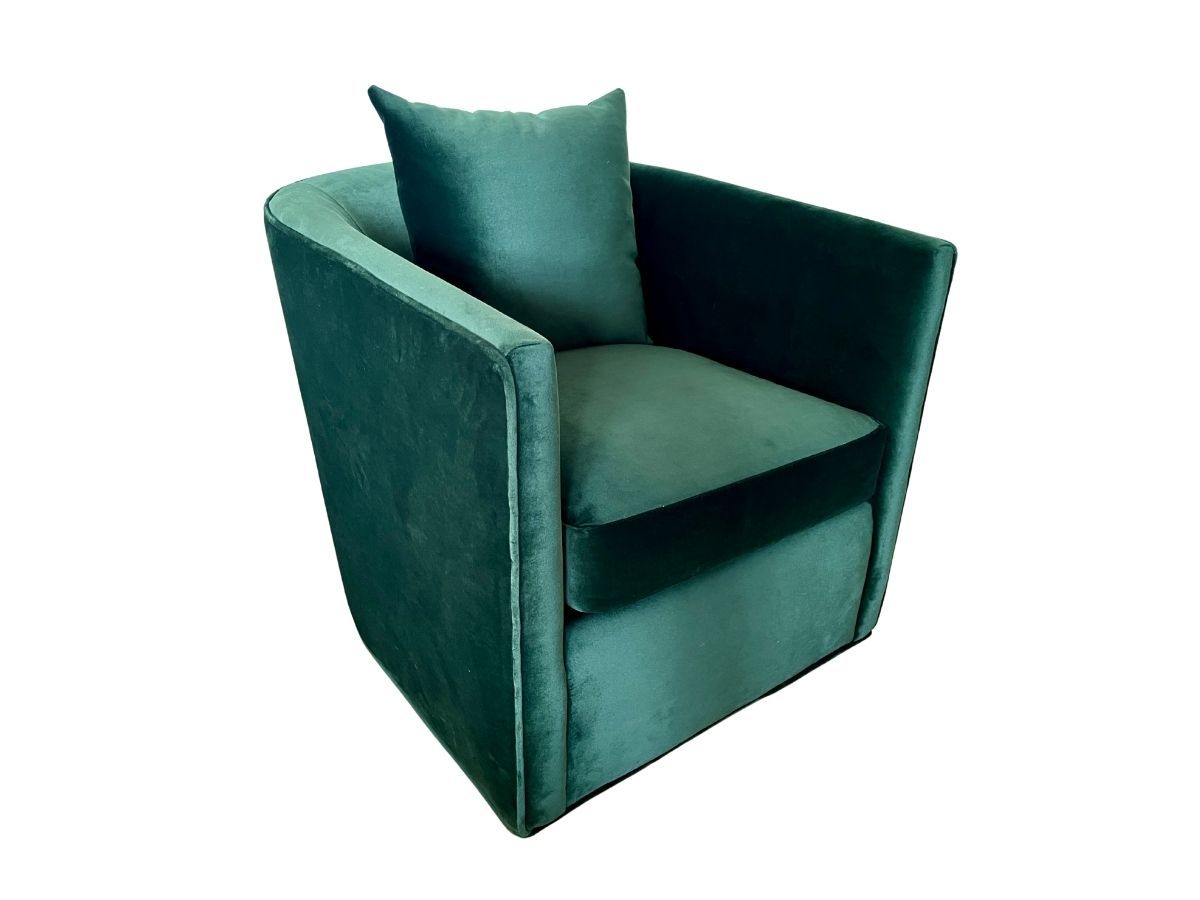Crate & Barrel Drew Swivel Chair