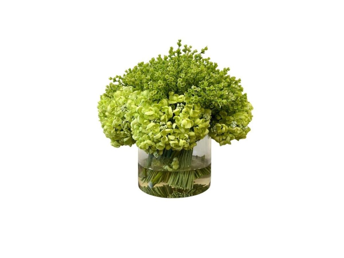 Faux Hydrangea Arrangement