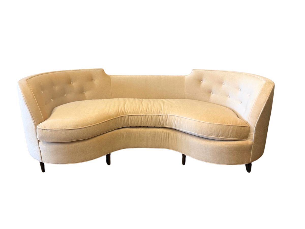 CR Laine Gigi Sofa in Silk Mohair