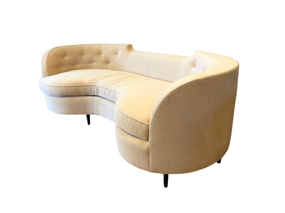 CR Laine Gigi Sofa in Silk Mohair
