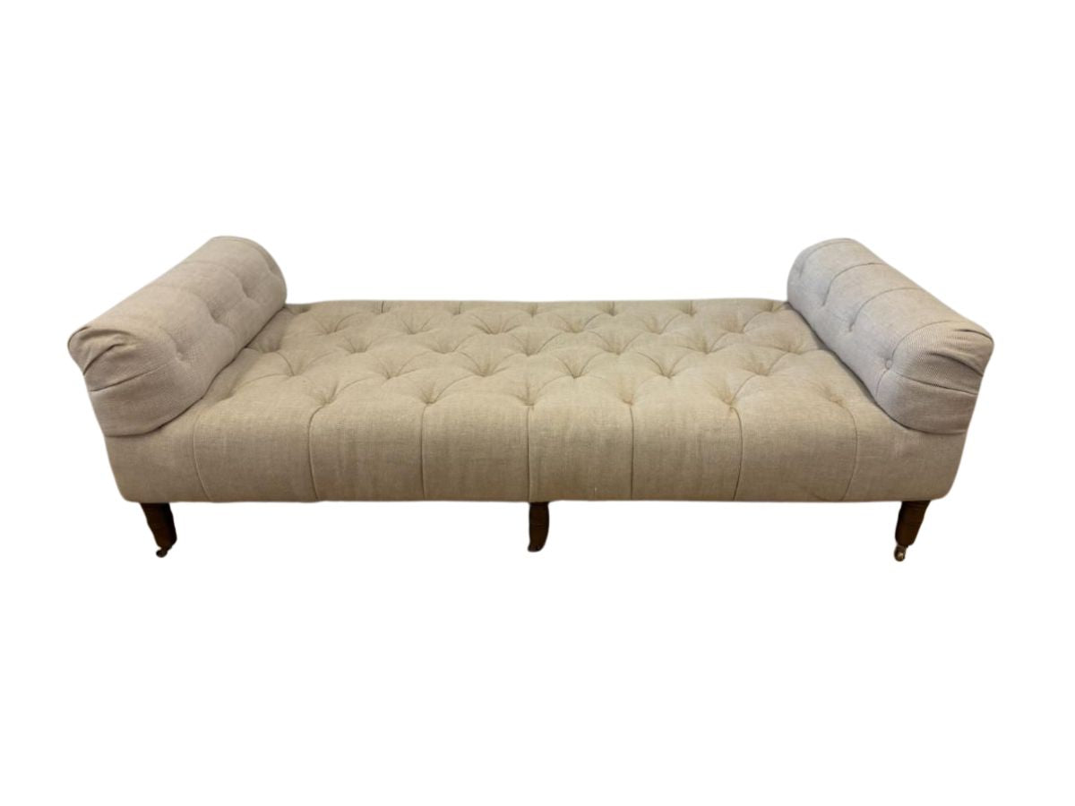 Restoration Hardware Camille Tufted Settee, 2 of 2