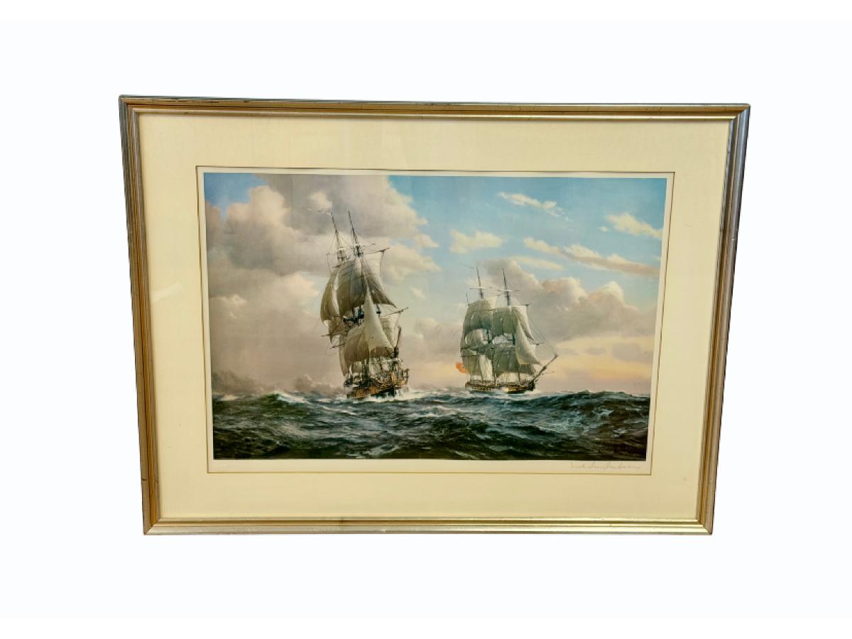 Derek Gardner (1914-2007) Signed Nautical Seascape