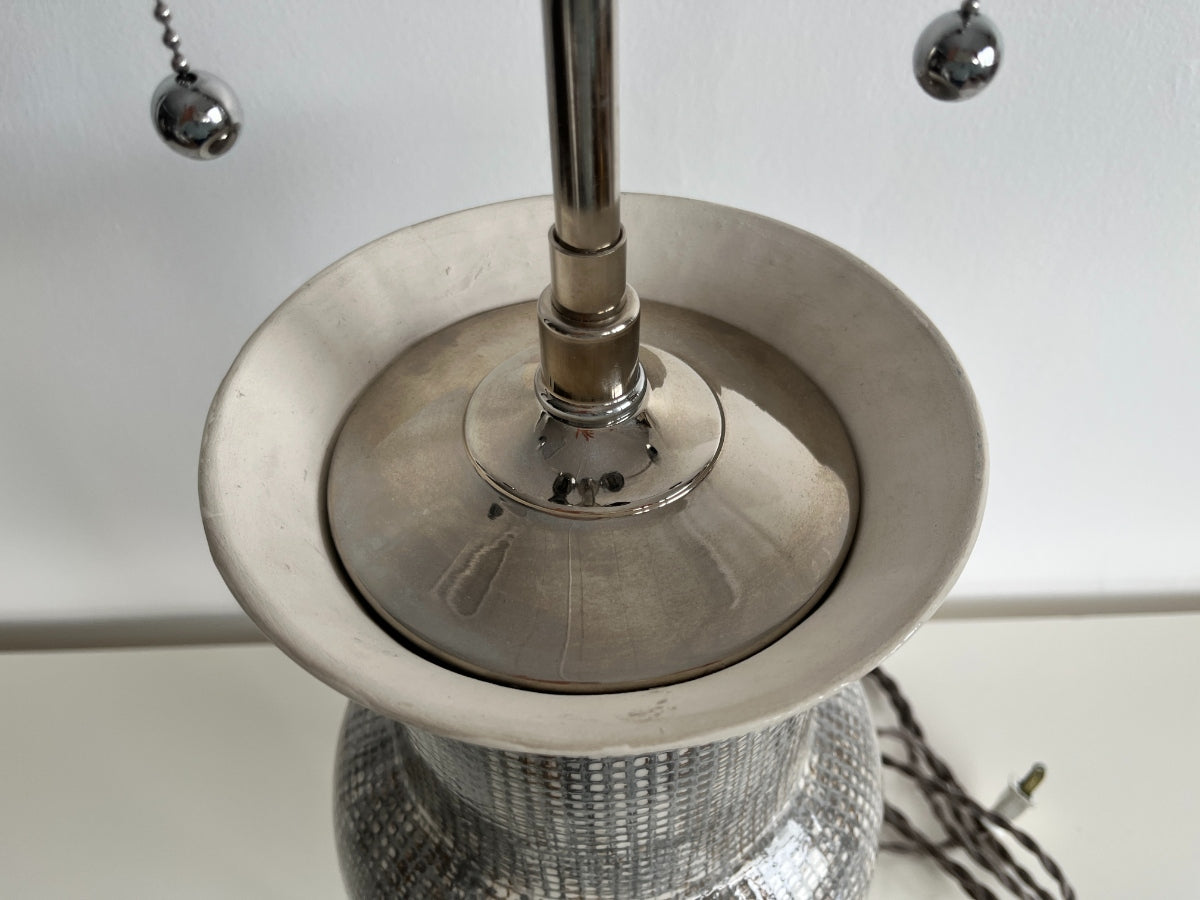 Christopher Spitzmiller Textured Pattern Prototype Table Lamp