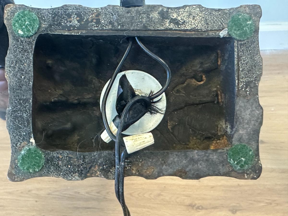 Visual Comfort Strie Buffet Lamps with Illume NYC Custom Shades, Pair