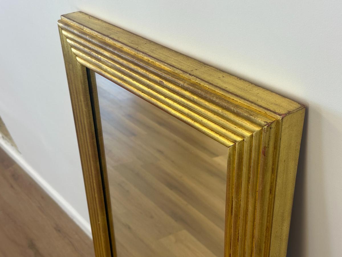 Custom Rectangular Giltwood Mirror