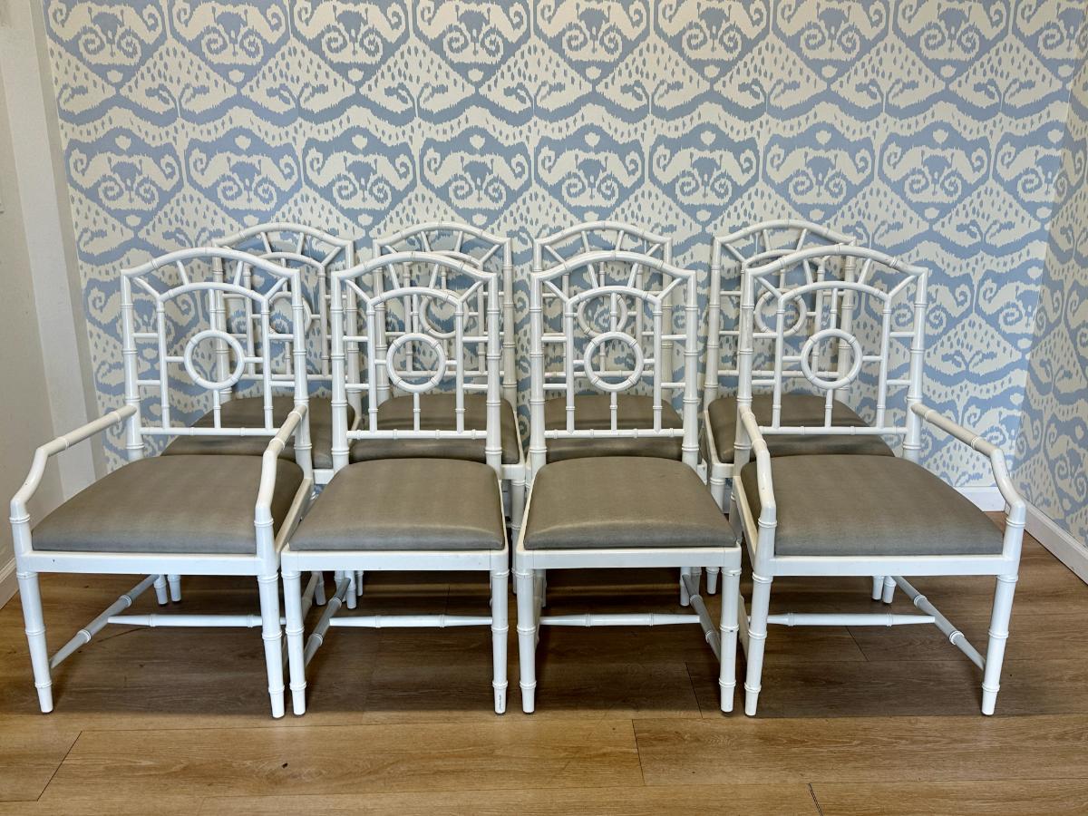 House of Blum Chloe Dining Chairs, Set of 8