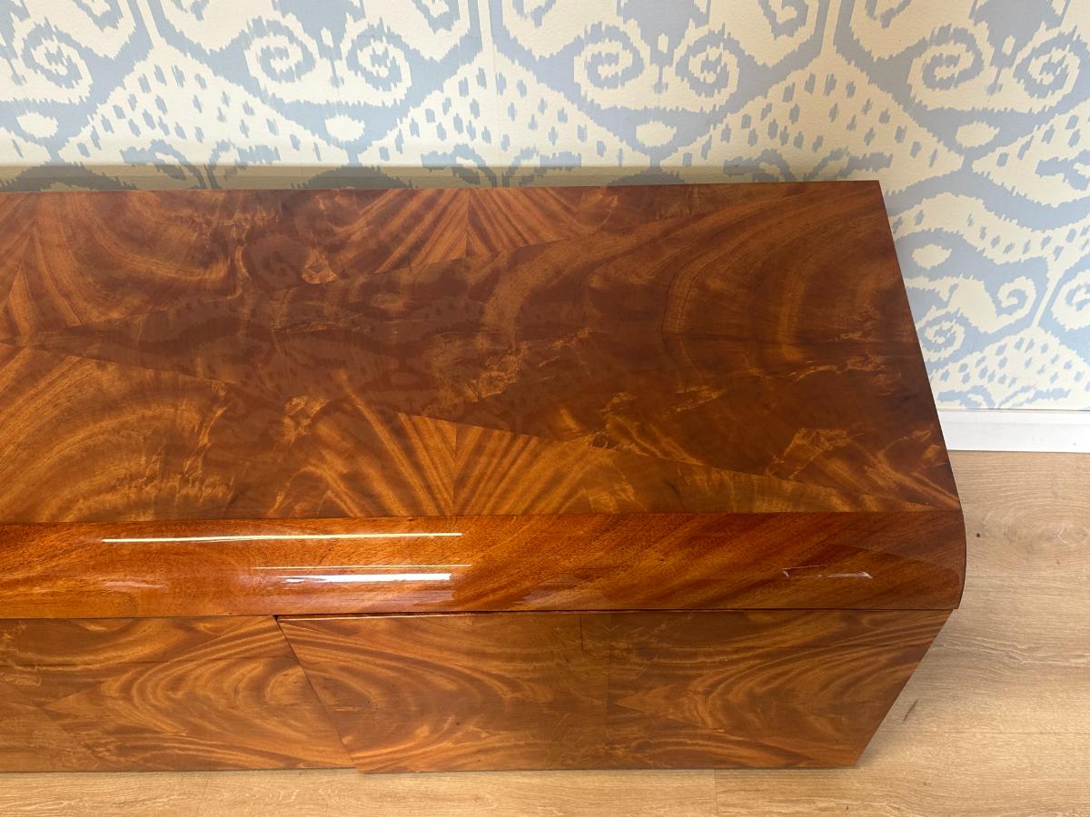The Pace Collection Burlwood Floating Credenza