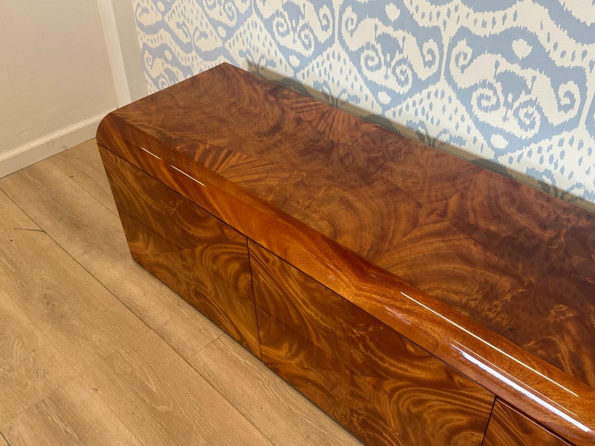 The Pace Collection Burlwood Floating Credenza