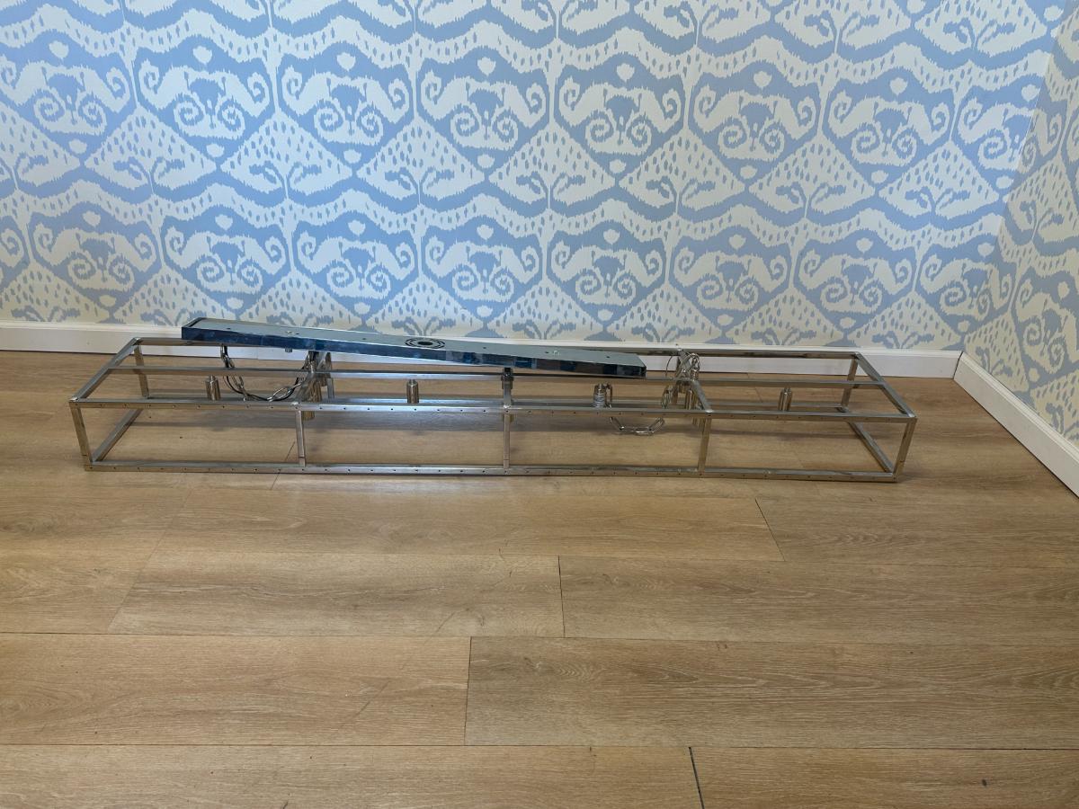 Restoration Hardware San Marco Rectangular Chandelier, 72in