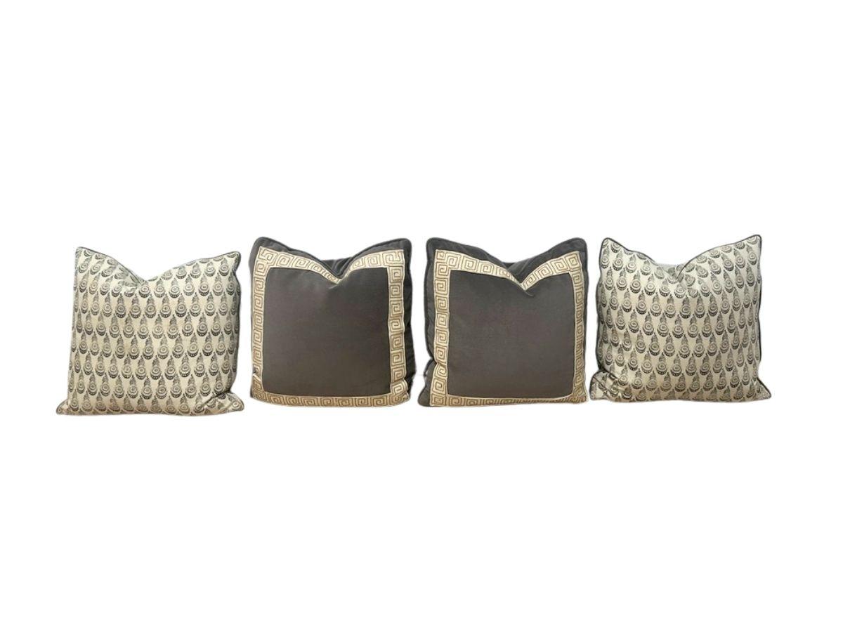 Schumacher and Zak + Fox Pillows, Set of 4