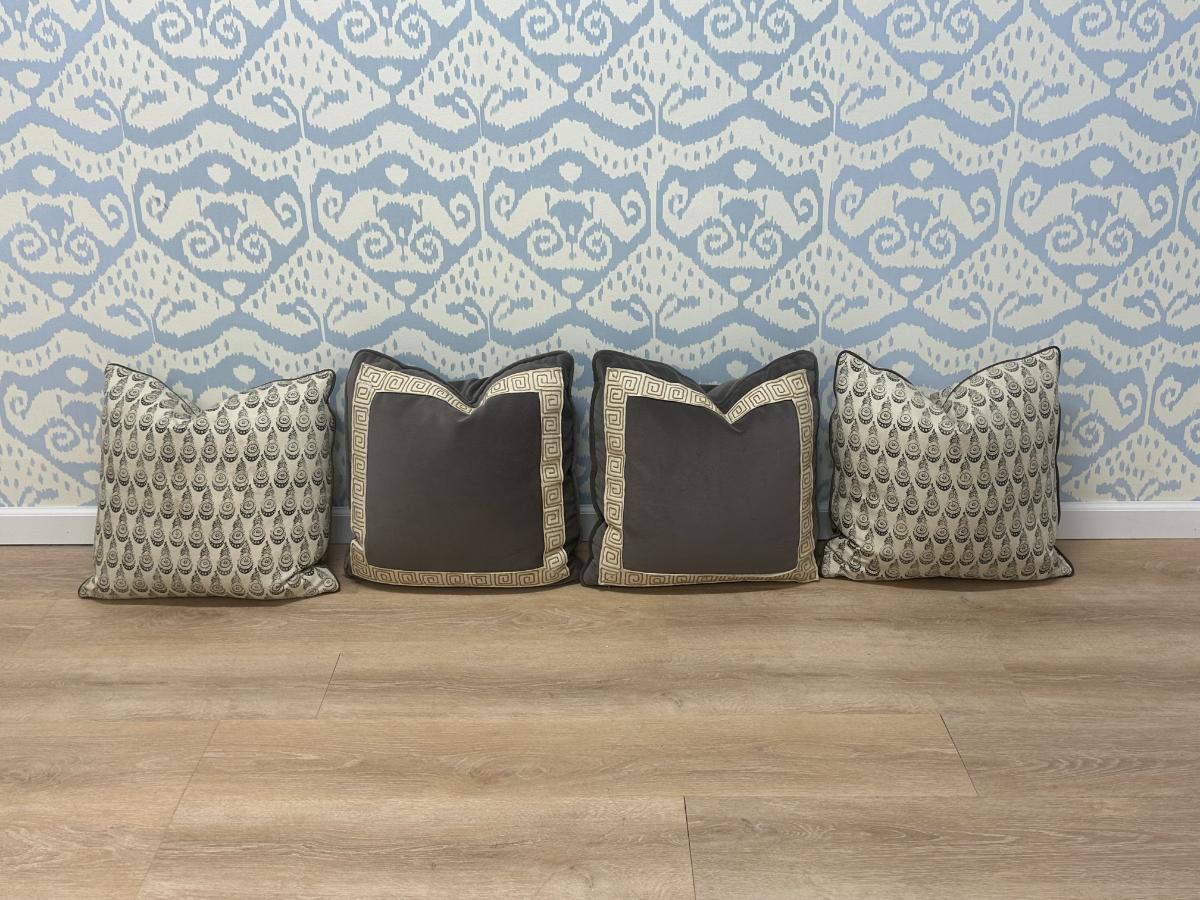 Schumacher and Zak + Fox Pillows, Set of 4