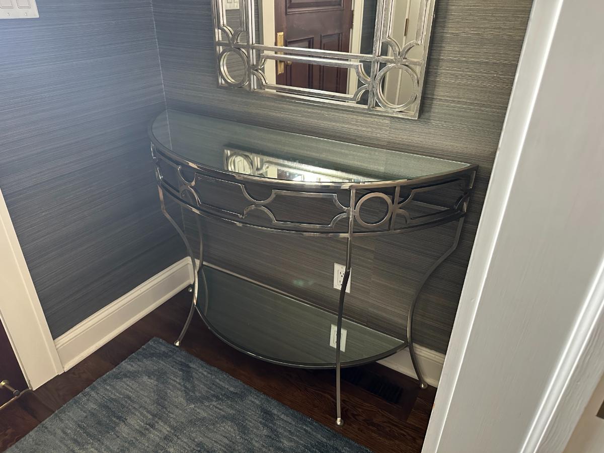Worlds Away Demilune Console