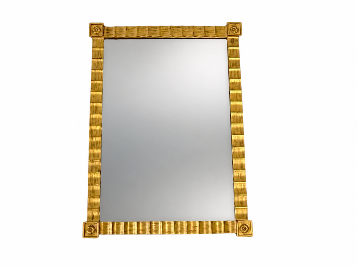 Gilt Scalloped “Carlyle” Mirror