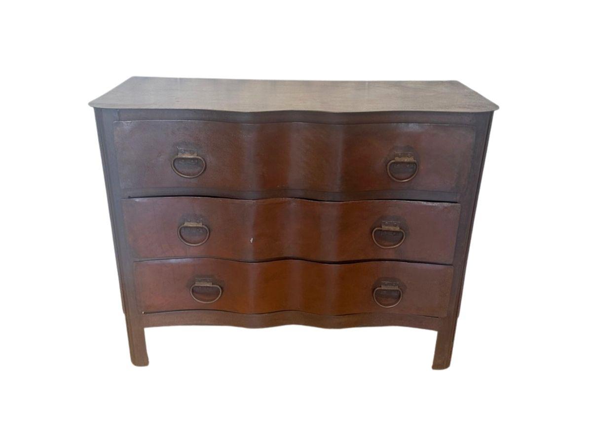 Serpentine-Front Metal Dresser from Ashe Leandro