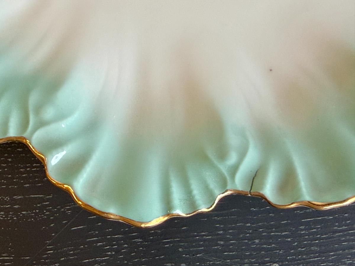 Antique Limoges Fish Plates and Serving Pieces, Set of 15