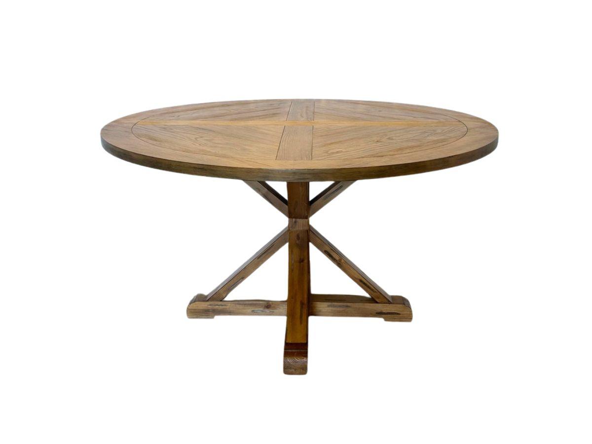 Round Coastal Dining Table