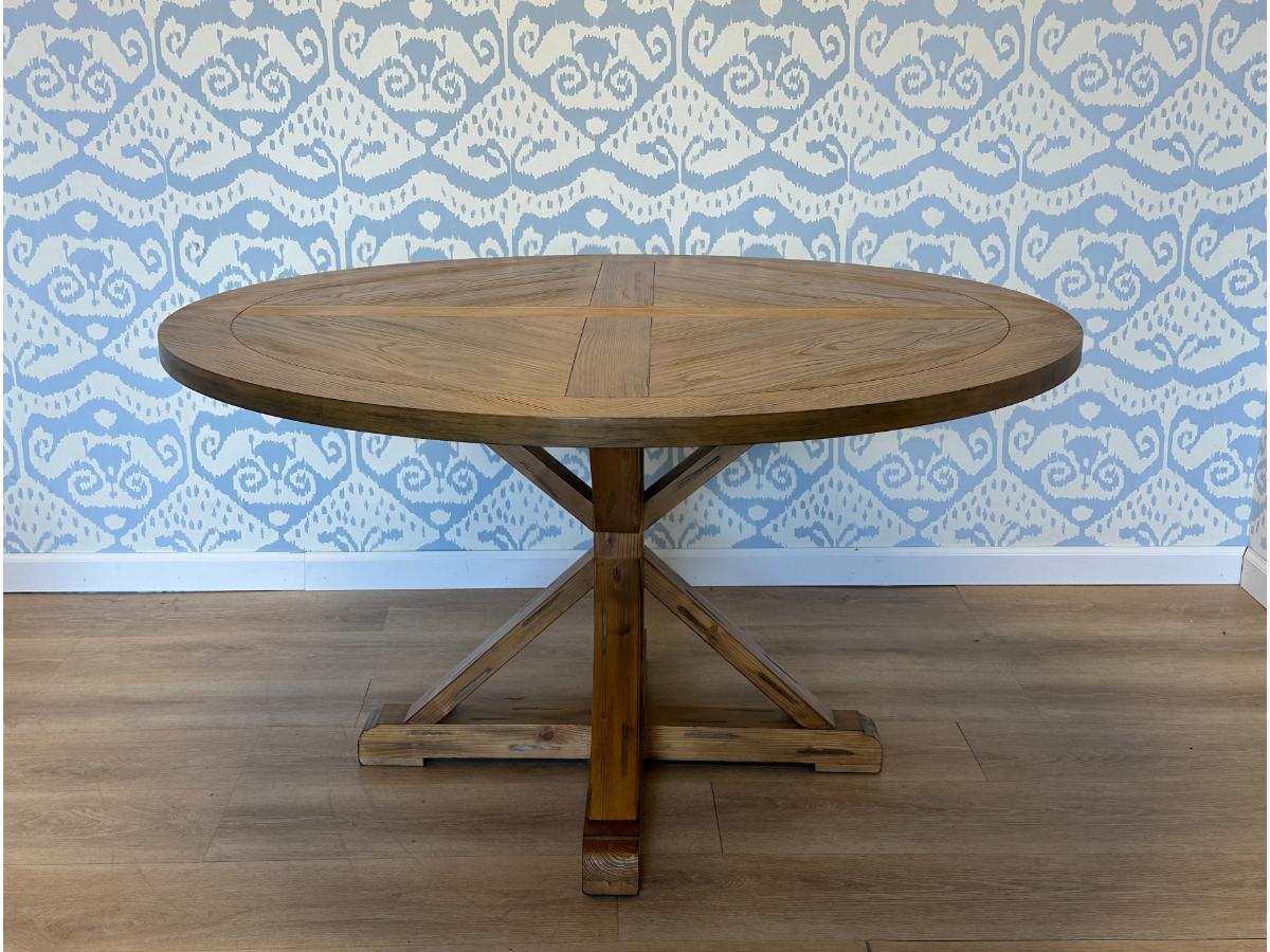Round Coastal Dining Table
