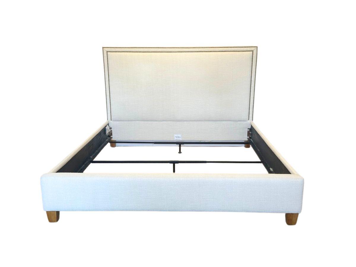 Mitchell Gold Bob Williams Upholstered King Bed with Nailhead Detail