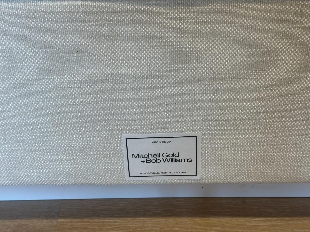 Mitchell Gold Bob Williams Upholstered King Bed with Nailhead Detail
