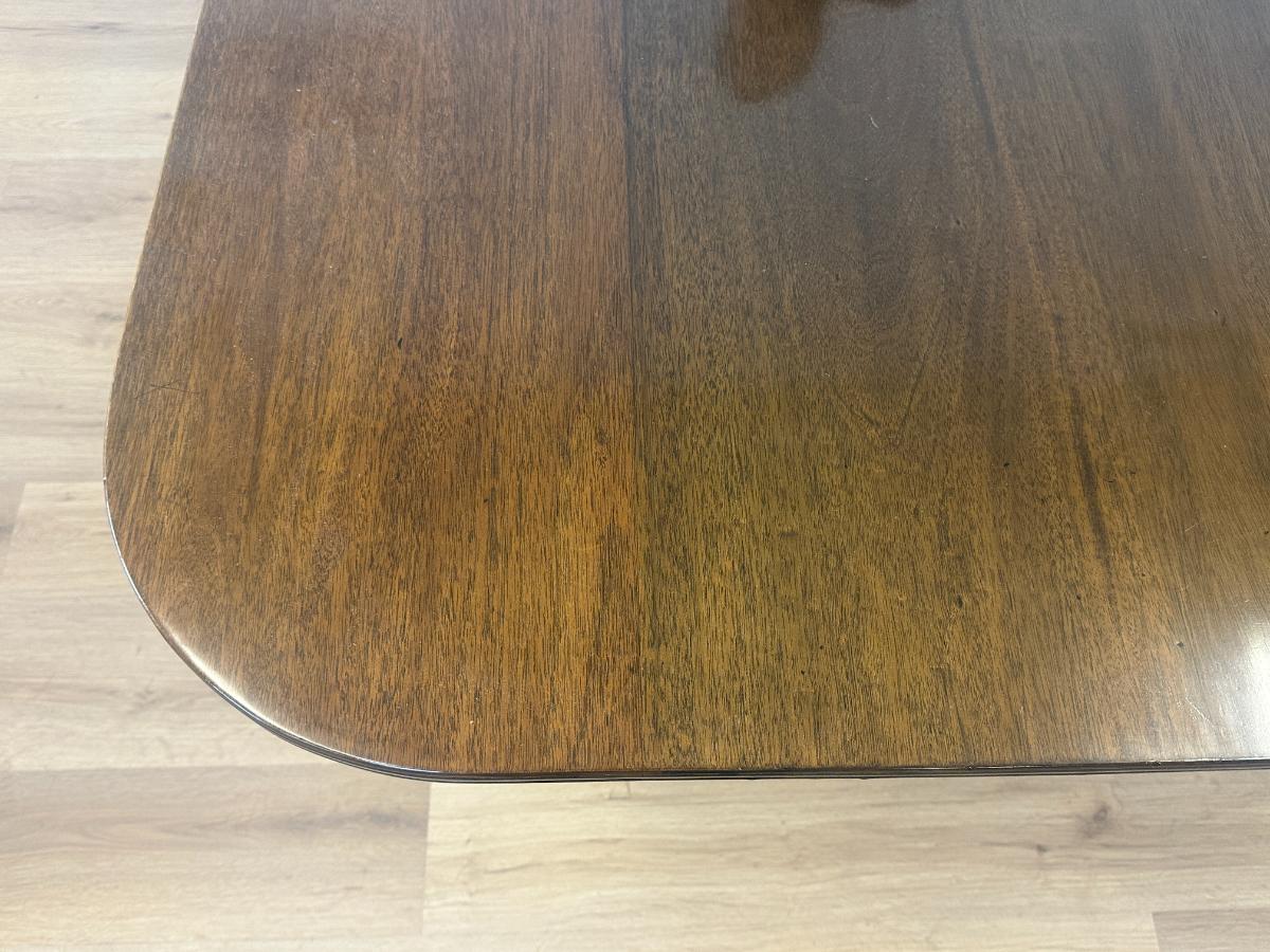 Antique Mahogany Double Pedestal Dining Table