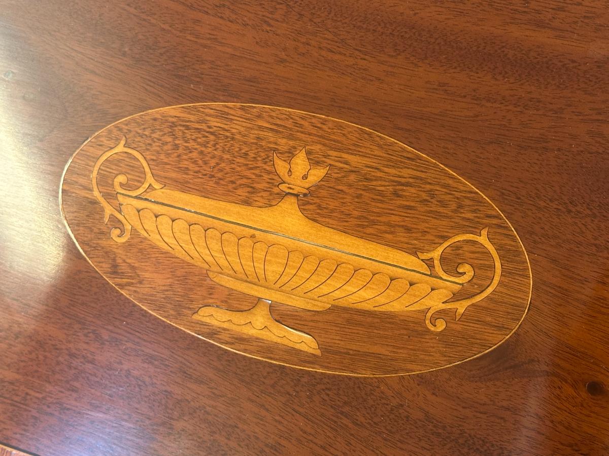 Antique English Sheraton Style Secretary, Circa 1900