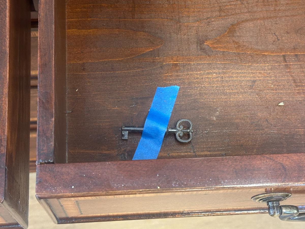 Antique English Sheraton Style Secretary, Circa 1900