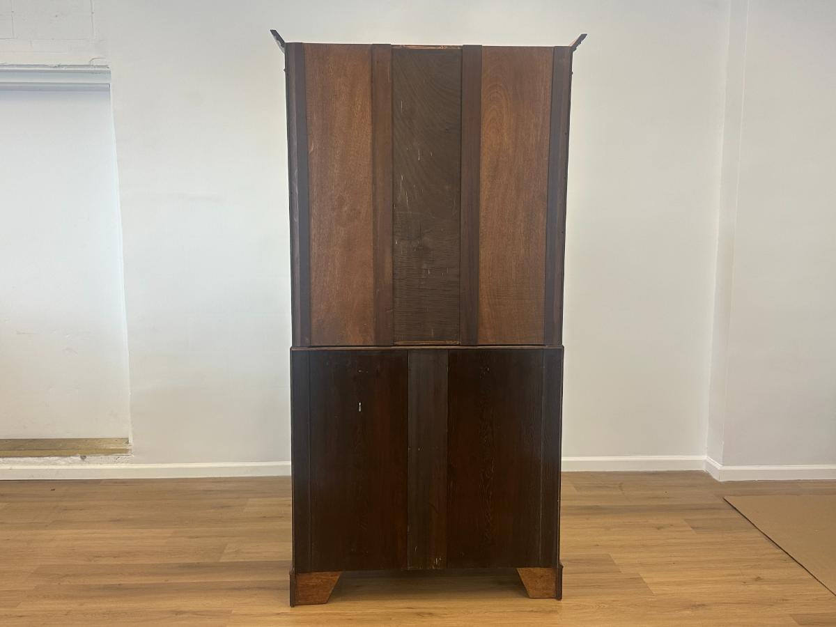 Antique English Sheraton Style Secretary, Circa 1900