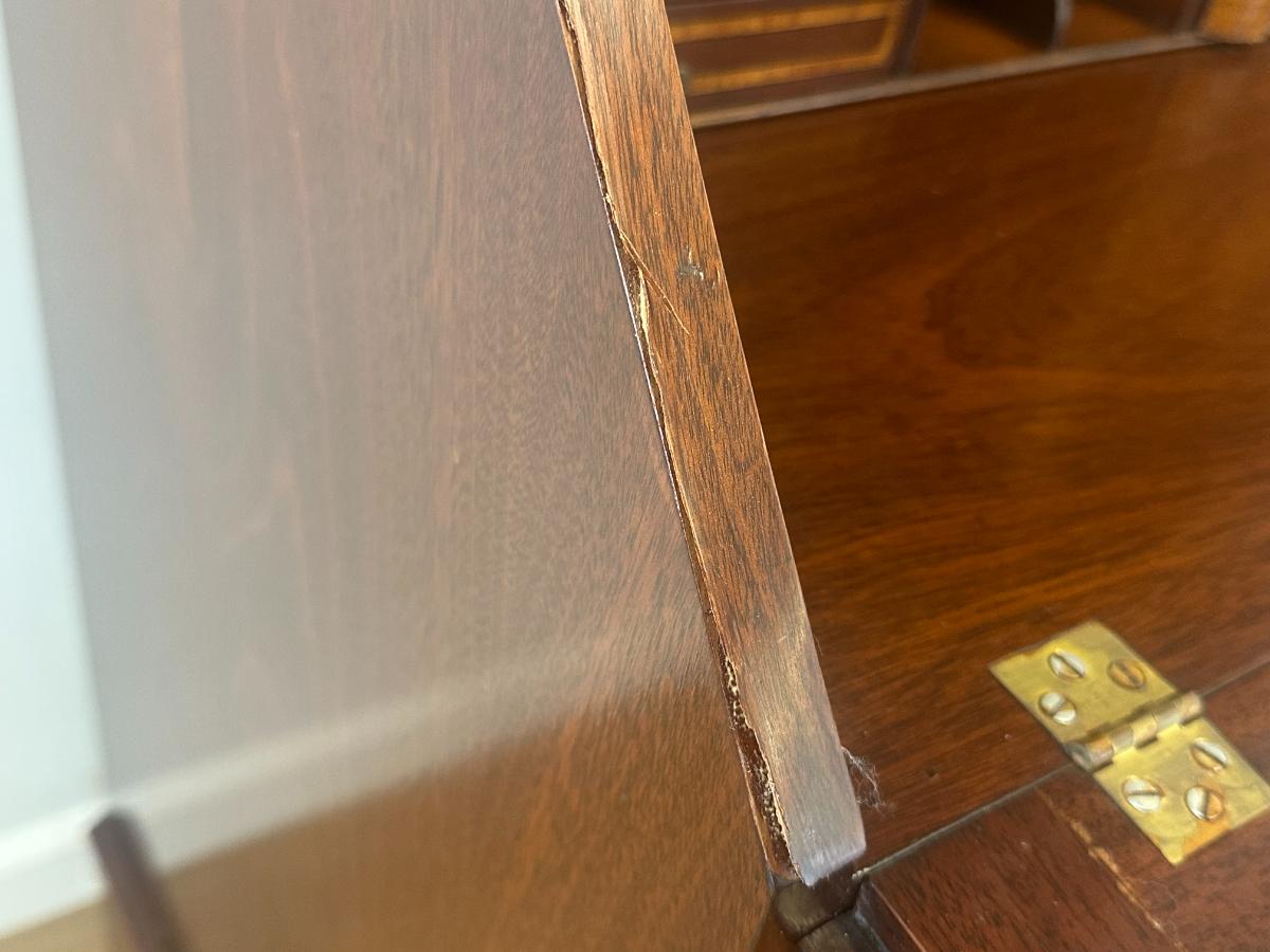 Antique English Sheraton Style Secretary, Circa 1900