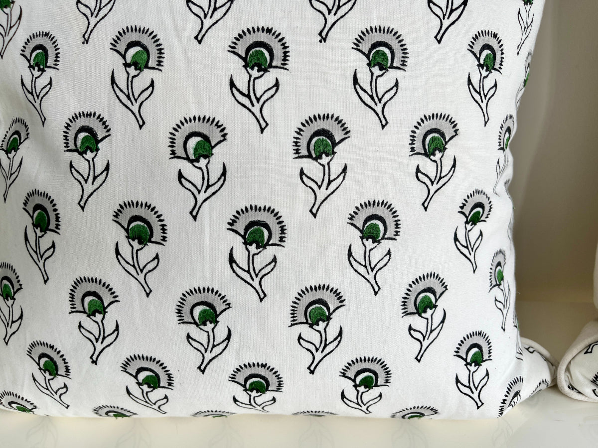 Serena & Lily Floral Pillows, Pair