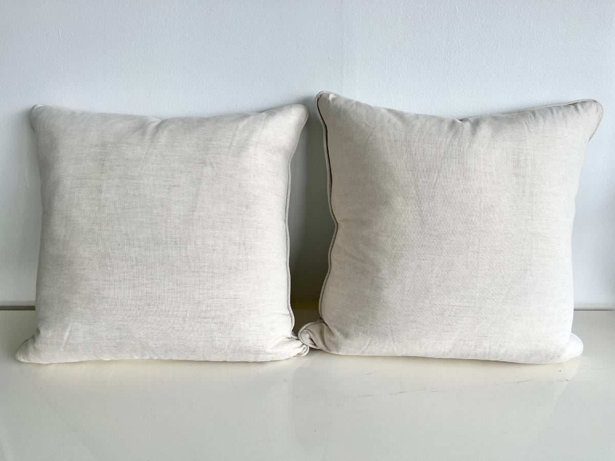 Serena & Lily Floral Pillows, Pair