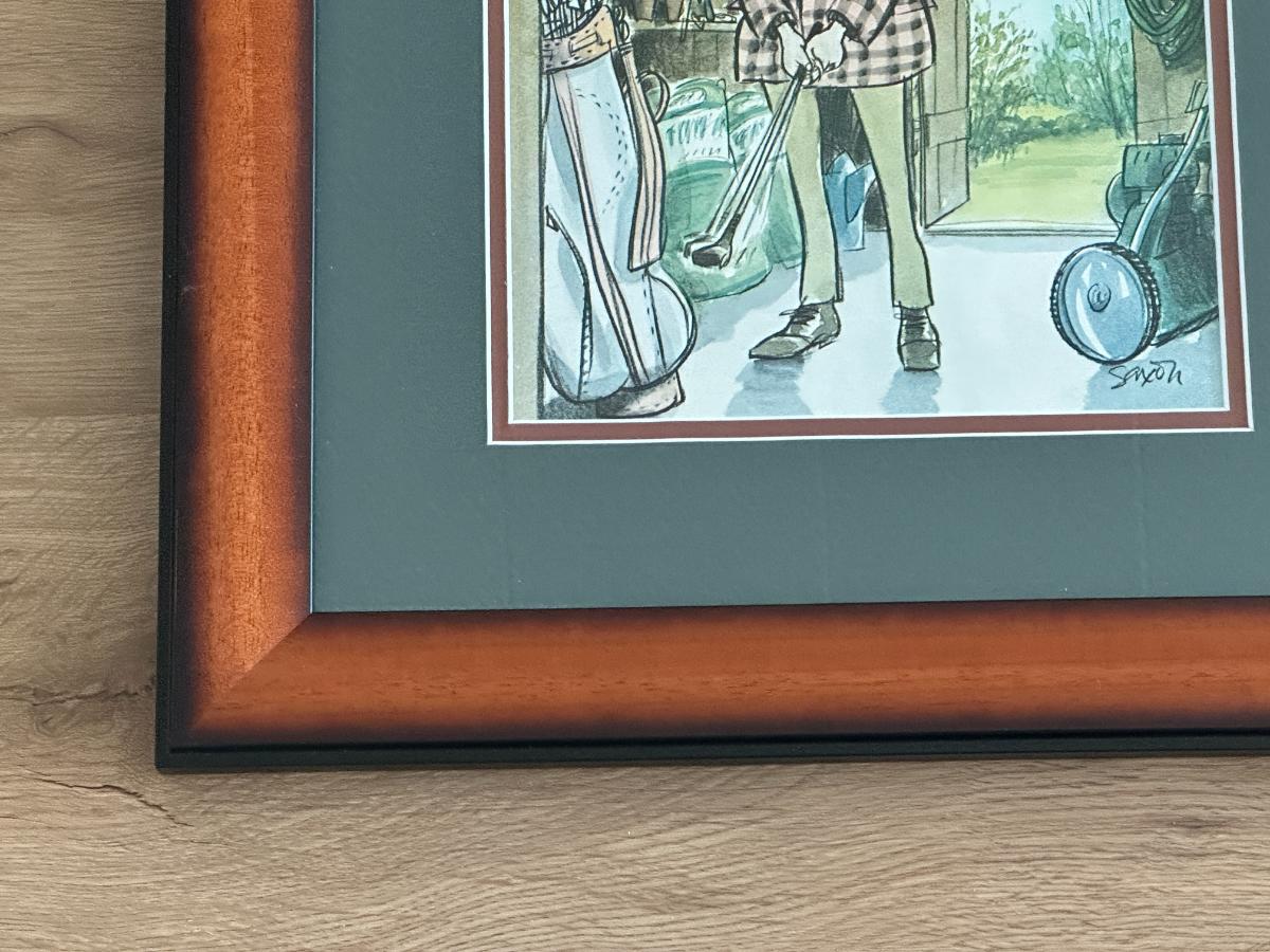 New Yorker April 18th, 1970 Art Print by Charles Saxon, Framed