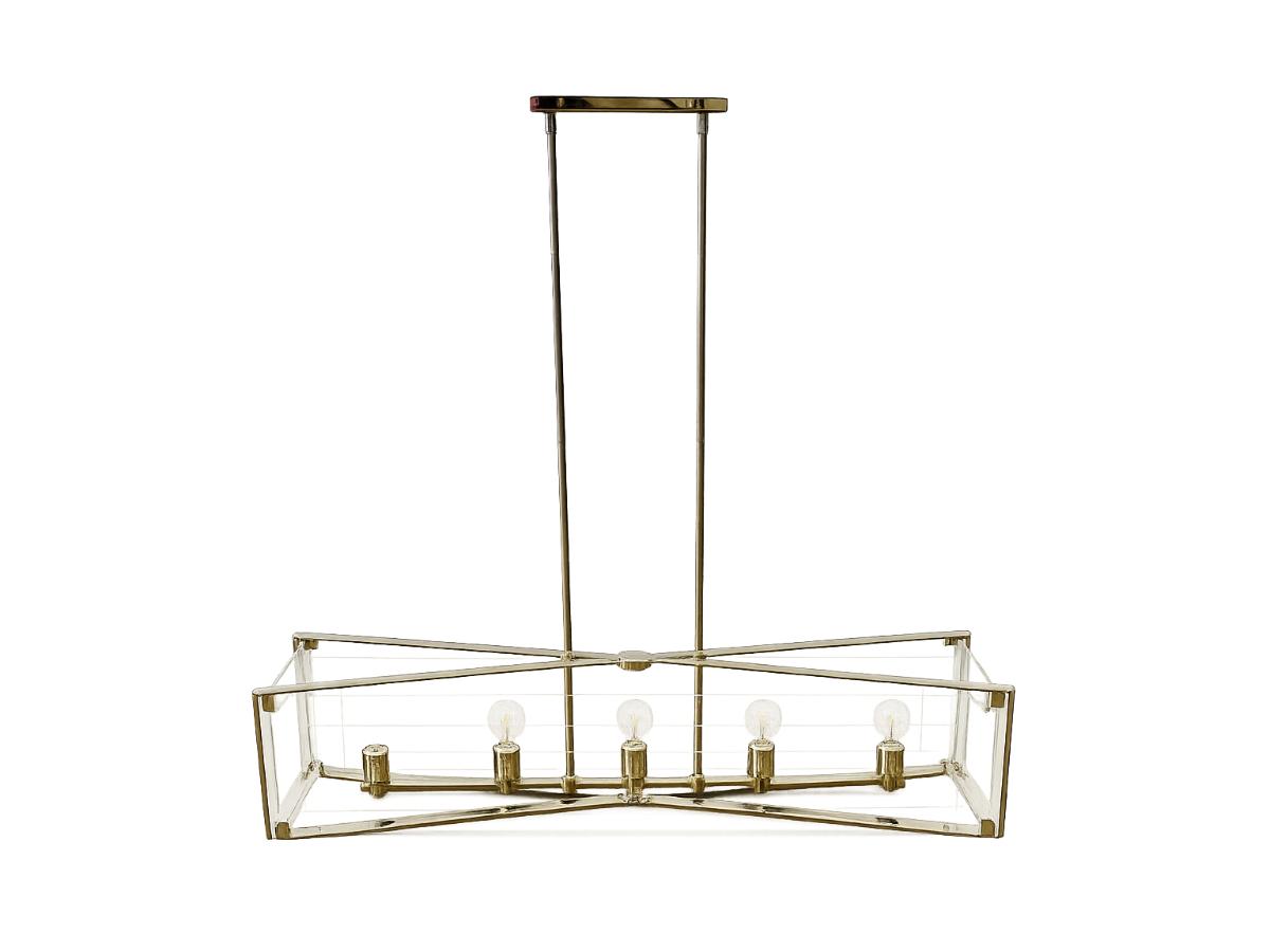 George Kovacs Linear Suspension Chandelier in Nickel