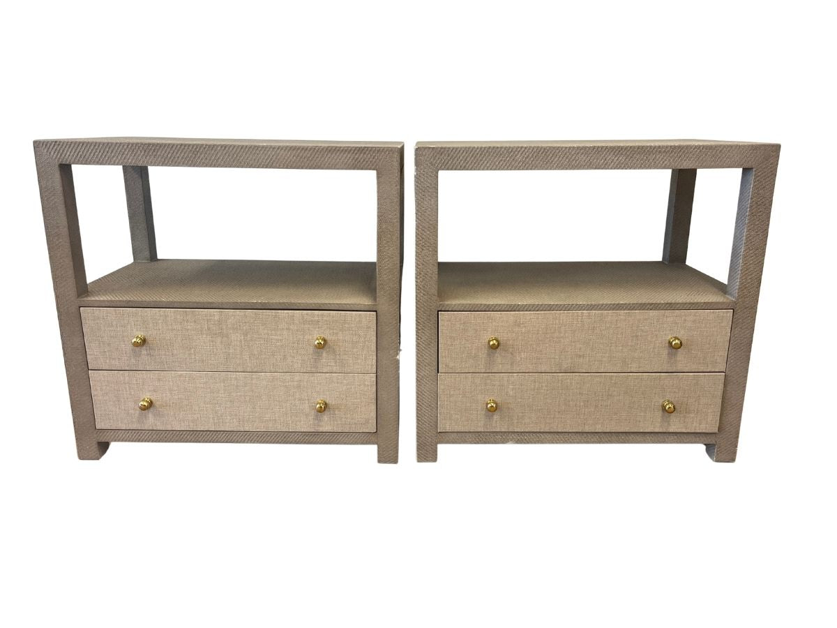 World’s Away Hattie Side Tables, Pair