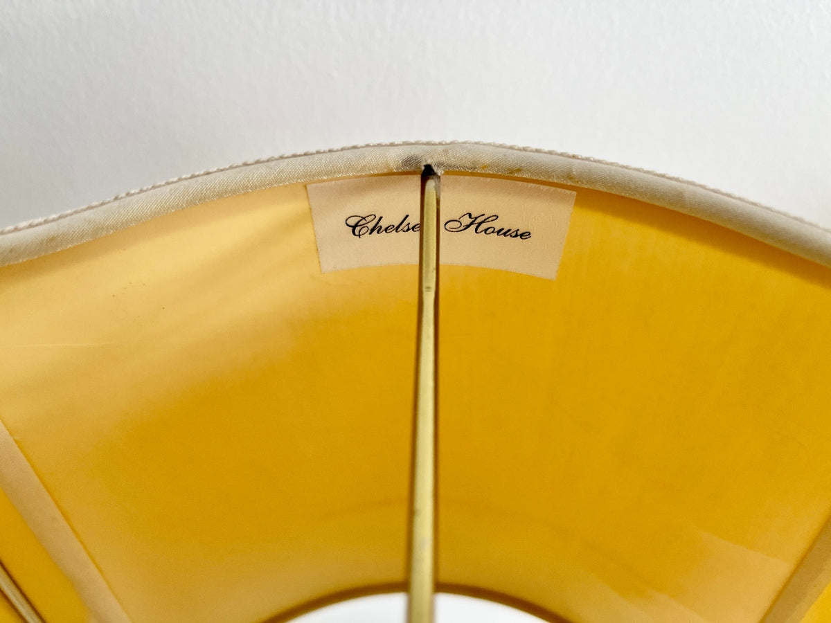 Elephant Lamps with Chelsea House Shades, Pair