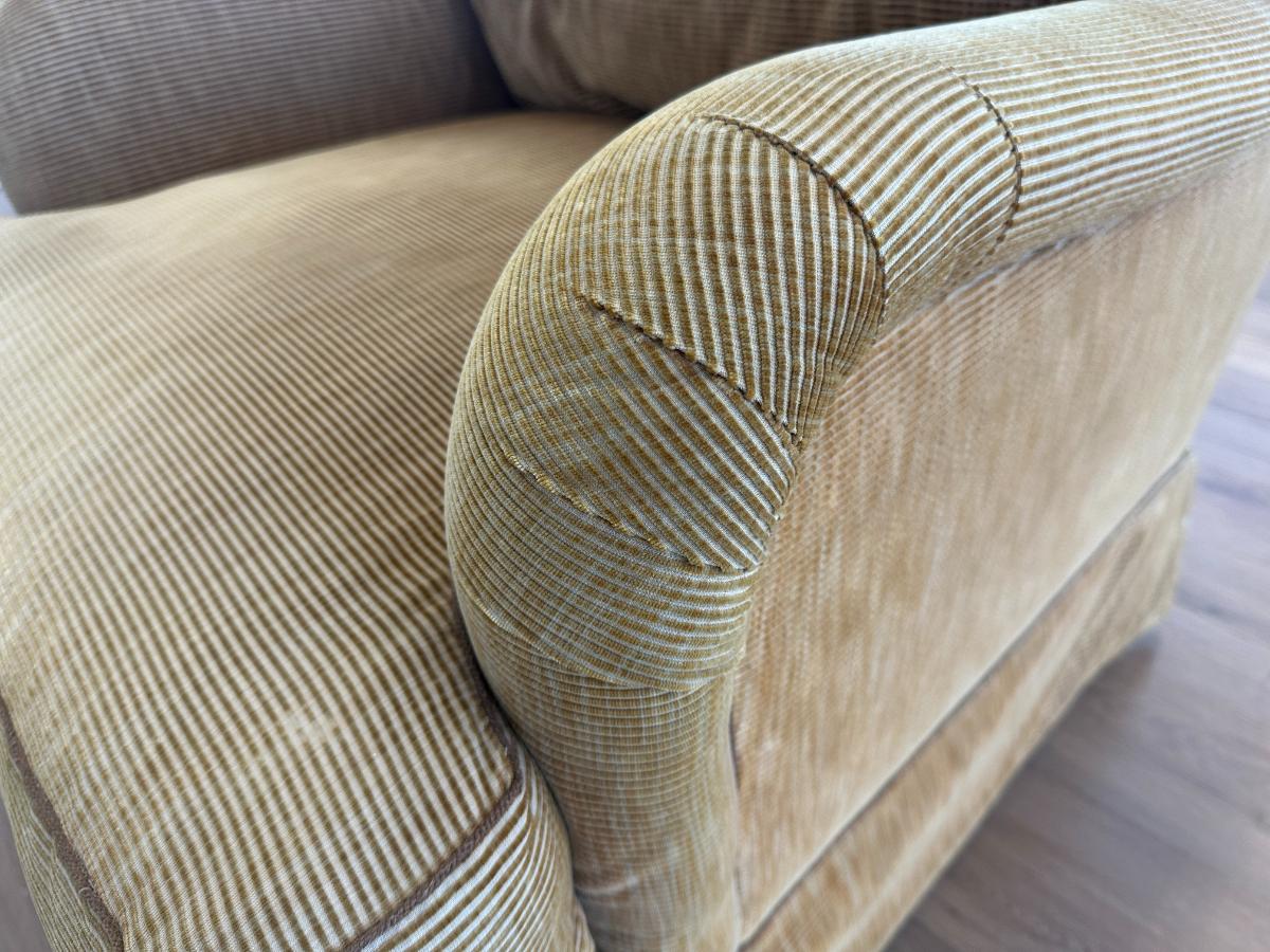 O. Henry House Ltd. Upholstered Chairs, Pair